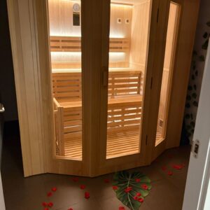 Sauna seca o Finlandesa ( sesiones de 20 minutos+bebida refrescante+ducha)